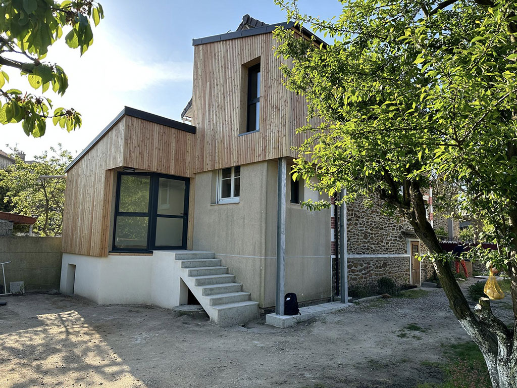 Extension d'un pavillon à Aulnay-sous-Bois