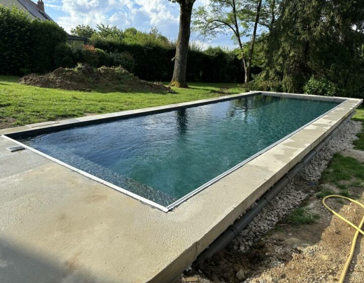 Construction d'une piscine en béton à Crecy-la-Chapelle (77)